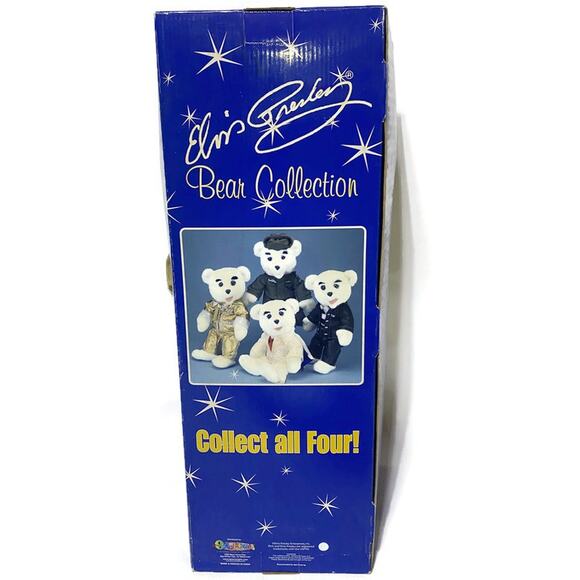 Elvis Presley Artist of the Century Collection Gold Lame Bear 16 Inches - Picture 2 of 8